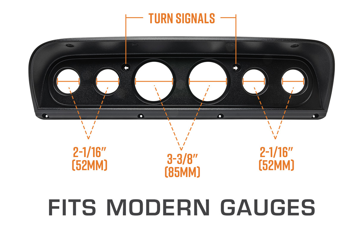 Replacement F100 Dash Panel Cluster